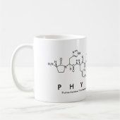 Mug Musique du nom du peptide phylicia (Gauche)