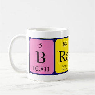Mug Musique du nom périodique de la table Brandin