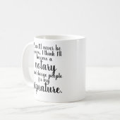 Mug Musique du notaire (Devant gauche)