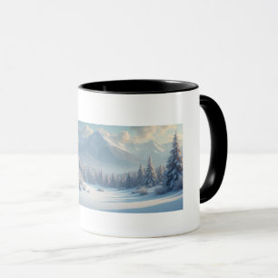 Mug Musique du paysage d'hiver