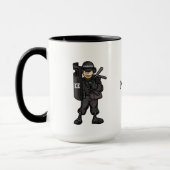 Mug Musique du policier de l'équipe SWAT (Gauche)