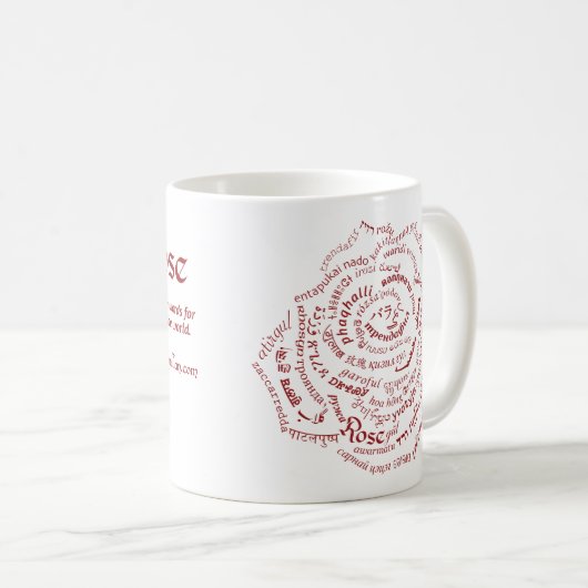 Mug Musique du Rose mondial (Devant droit)