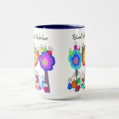 Mug Musique du travailleur social à la retraite (Centre)