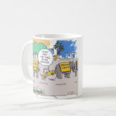 Mug Musique Elephant Taxi Line (Devant gauche)