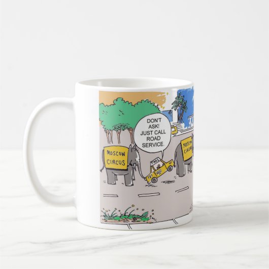 Mug Musique Elephant Taxi Line (Gauche)