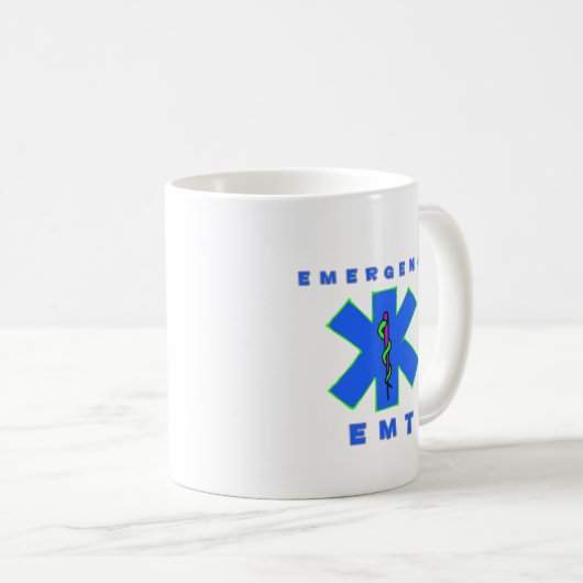 Mug Musique EMT d'urgence (Devant droit)