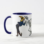 Mug Musique en céramique de Scarecrow et Tin Man (Gauche)