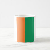 Mug Musique en céramique drapeau d'Irlande (Centre)