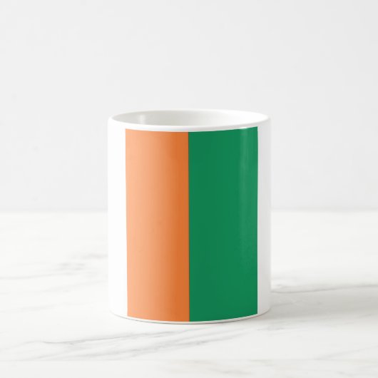 Mug Musique en céramique drapeau d'Irlande (Centre)
