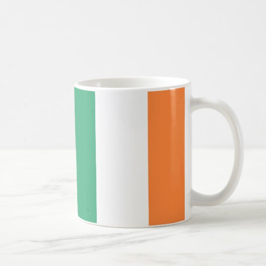 Mug Musique en céramique drapeau d'Irlande (Droite)
