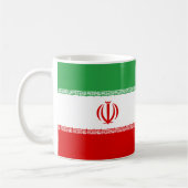 Mug Musique en céramique drapeau iranien (Gauche)