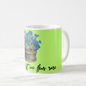 Mug Musique en céramique florale (Devant droit)