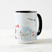 Mug Musique en céramique Jumbo (Devant droit)