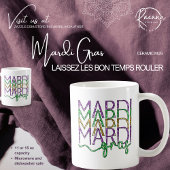 Mug Musique en céramique Mardi Gras