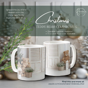 Mug Musique en céramique Nounours de Noël