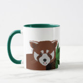 Mug Musique en céramique Panda rouge (Gauche)