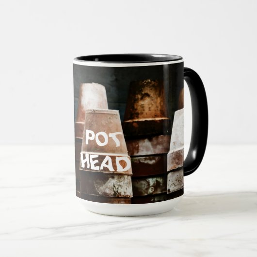 Mug Musique en céramique Pot Head (Devant droit)