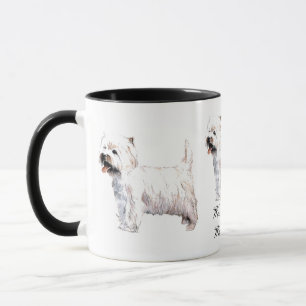 Mug Musique en céramique West Highland White Terrier