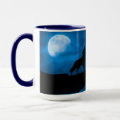 Mug Musique en céramique Wolfe de nuit (Gauche)