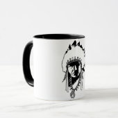 Mug Musique en chef indien (Devant gauche)