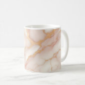 Mug Musique en marbre rose vif aux veines d'or (Devant droit)