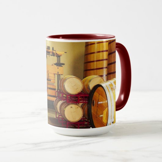 Mug Musique en tonneau de vin (Devant droit)