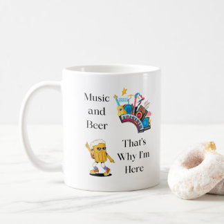 Mug Musique et bière, c'est pourquoi je suis ici sur u