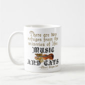 Mug Musique et chats (Gauche)