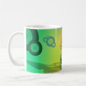 Mug Musique et rythme de femme Silhouette (Gauche)