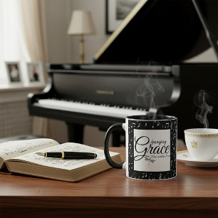 Mug Musique Extraordinaire Grace noir et blanc