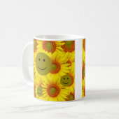 Mug Musique face aux tournesols (Devant gauche)