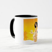 Mug Musique féminine d'été (Devant gauche)