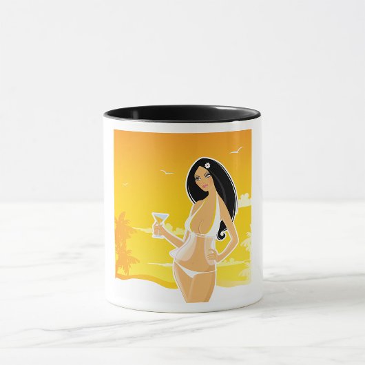 Mug Musique féminine d'été
