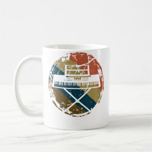 Mug Musique féminine Musicienne Pianiste Clavier vinta