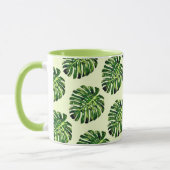 Mug Musique Feuille Monstera - Choisissez la couleur (Gauche)