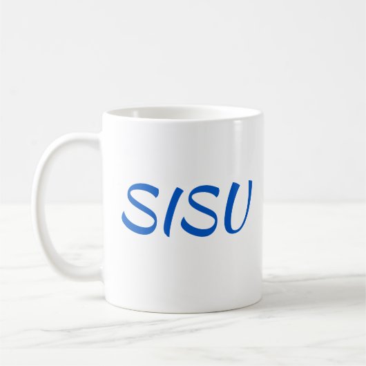 Mug Musique finlandaise de café SISU (Gauche)