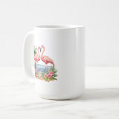 Mug Musique Flamant rose rose (Devant gauche)