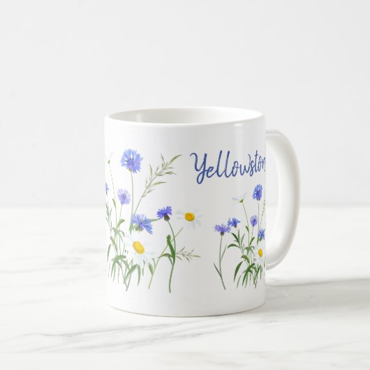 Mug Musique Fleur sauvage de Yellowstone (Devant droit)