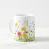 Mug Musique Fleur sauvage du printemps (Devant gauche)