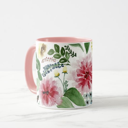 Mug Musique florale (Devant gauche)