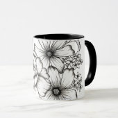 Mug Musique florale (Devant droit)
