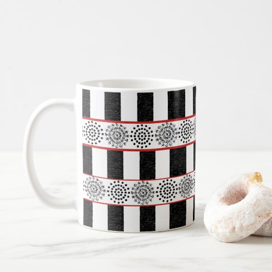 Mug Musique florale (Avec donut)