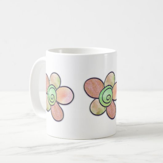 Mug Musique florale (Devant gauche)