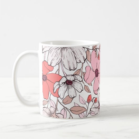 Mug Musique florale (Gauche)