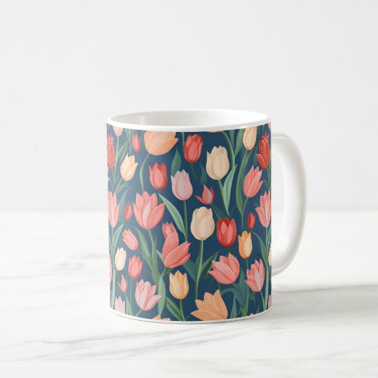 Mug Musique florale (Devant droit)