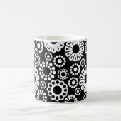 Mug Musique florale noire et blanche (Centre)