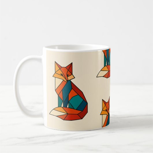 Mug Musique fox géométrique (Gauche)