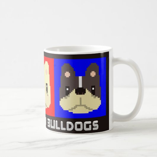 Mug Musique française de Bulldog (Droite)