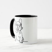 Mug Musique française de Bulldog (Devant gauche)