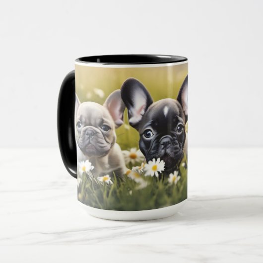 Mug Musique française de Bulldog (Devant gauche)
